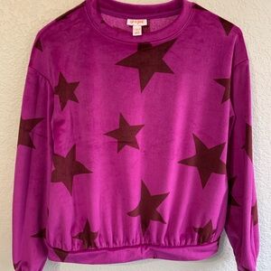 Cat & Jack Fuchsia Star Sweatshirt